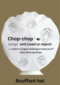 Chop Chop Bouffant Hat