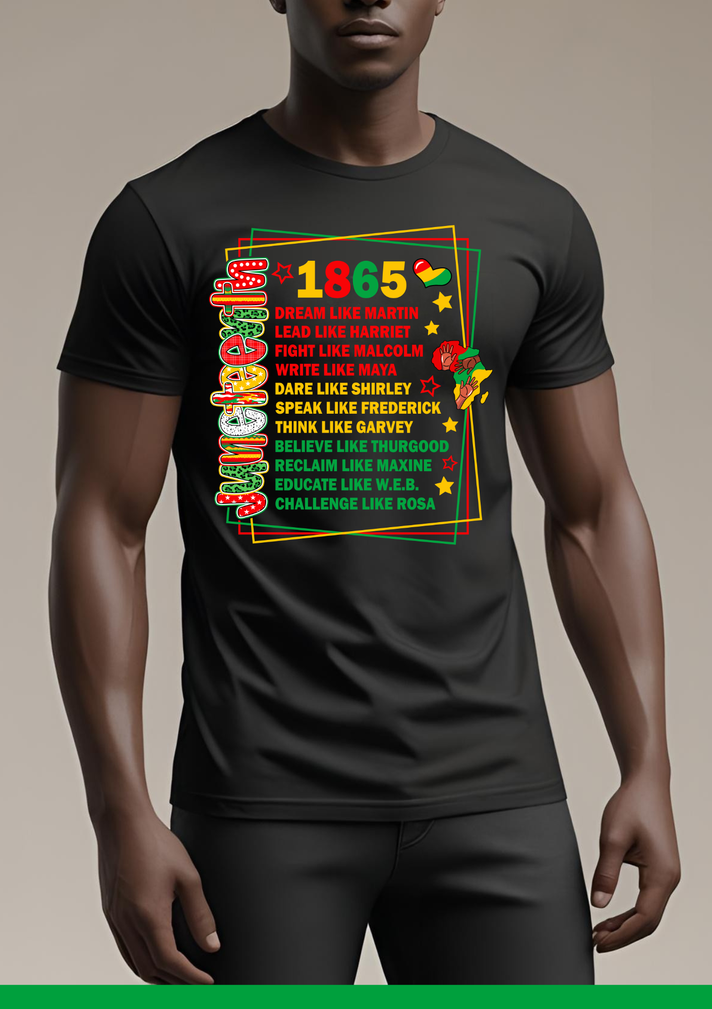 Juneteenth 1865 short sleeve t-shirt