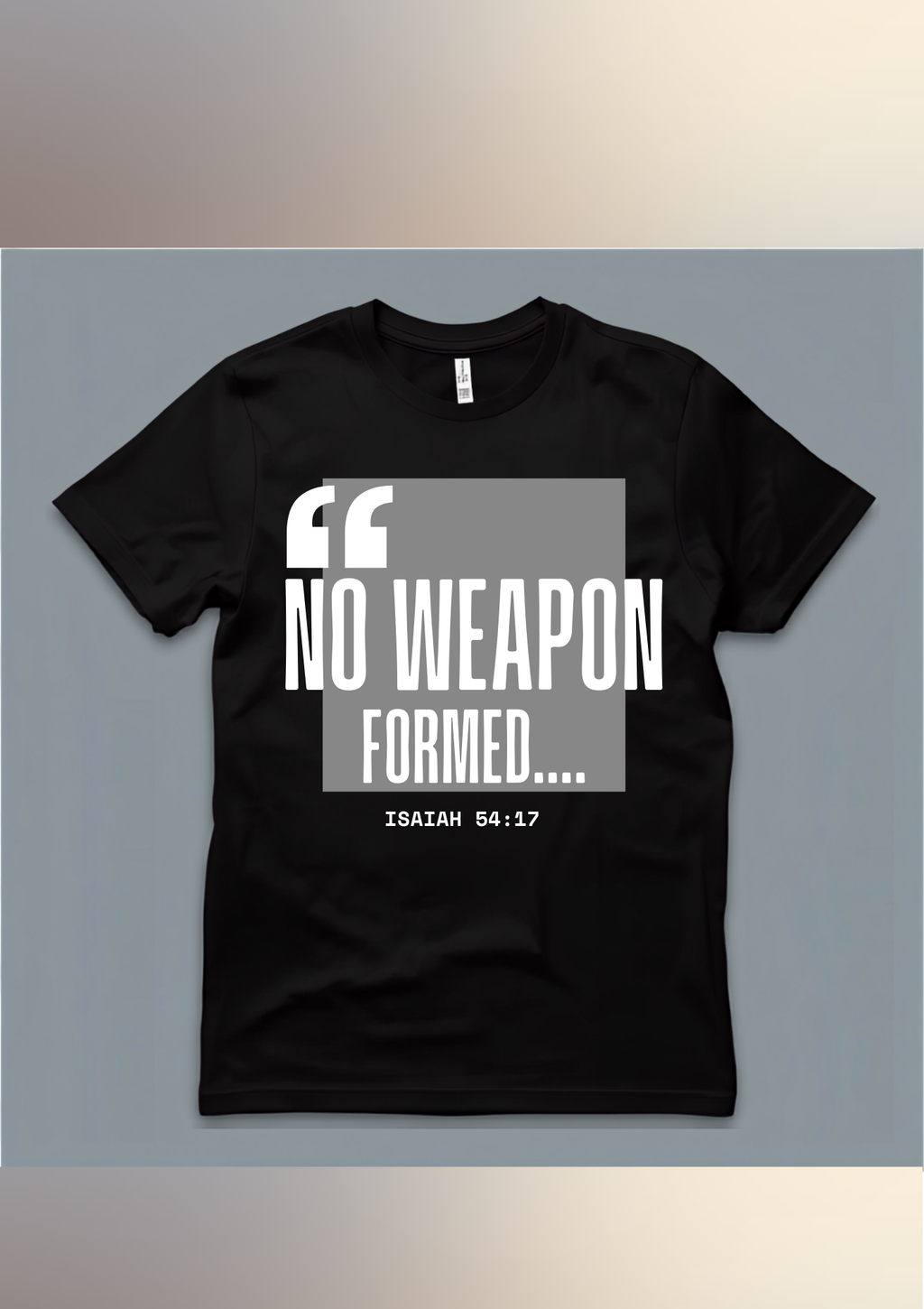 No Weapon Formed Tee (Square)