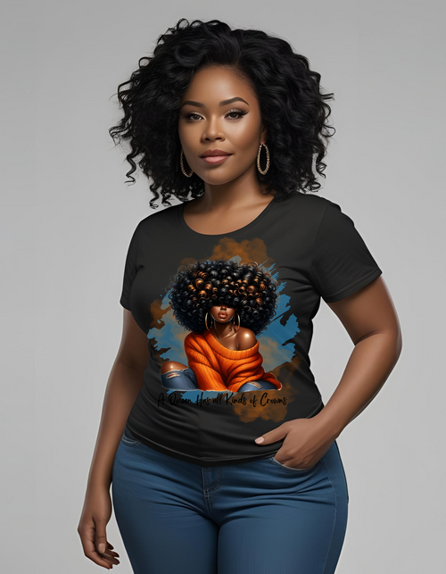 A Queen's Crown Tee orange
